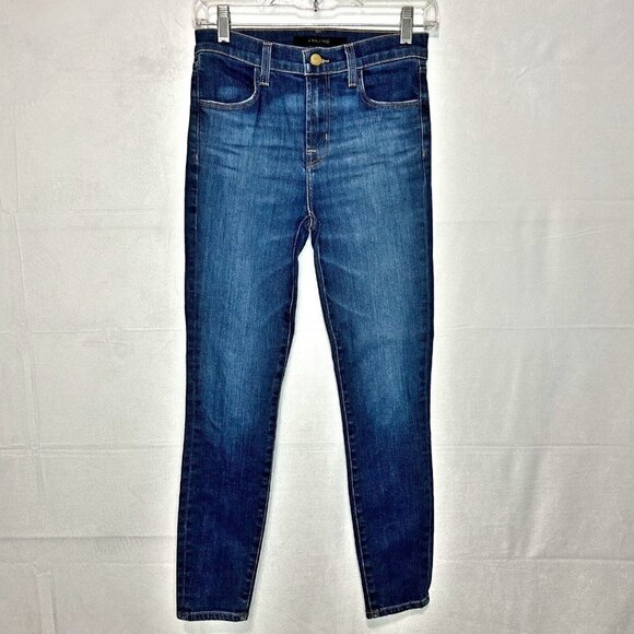 J Brand Skinny Jeans 25 (26x26) Alana Skinny High-Rise Crop Ankle Leg Denim - Picture 1 of 7